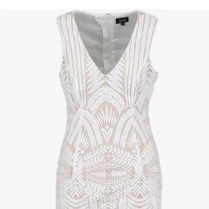 Bardot Embroidered Dress